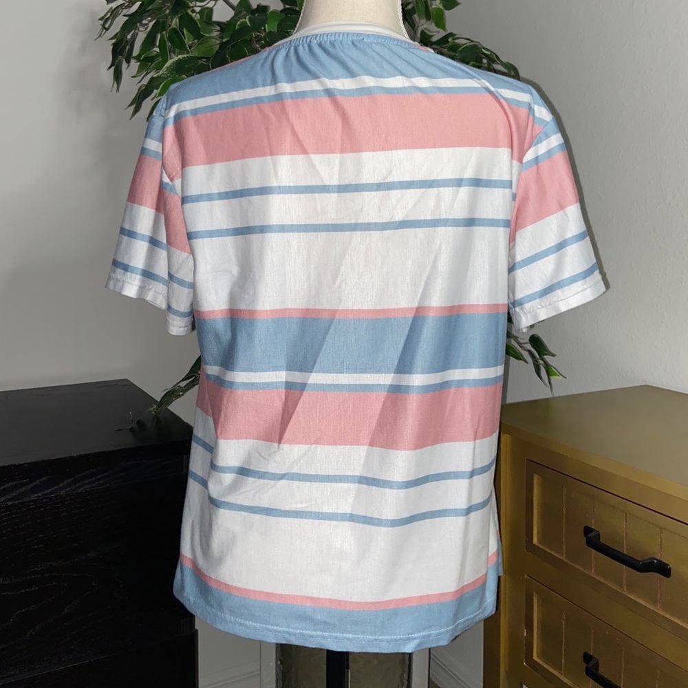White Striped Tee - Picture 5 of 5
